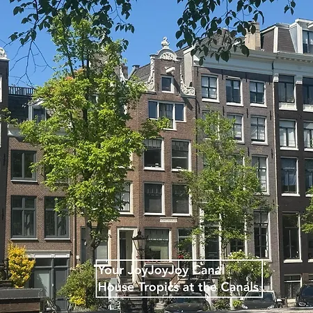 ゲストハウス Joyjoyjoy The Red Sun Ecolicious In The Historic Canalhouse Tropics At The Canals From 1729 アムステルダム